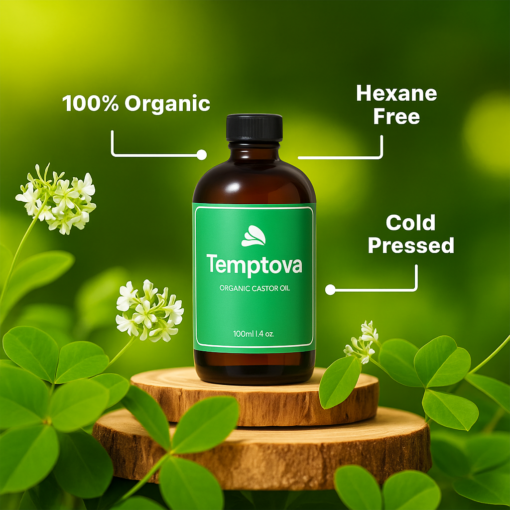 Temptova Liver Wellness Pack (Wrap + Castor Oil)