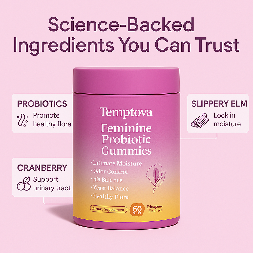Temptova Feminine Probiotic Gummies